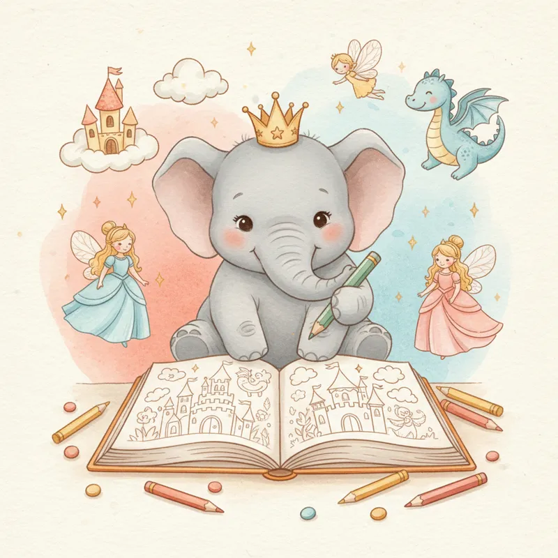 How Fairy Tale Coloring Transforms Kids Into Natural Storytellers