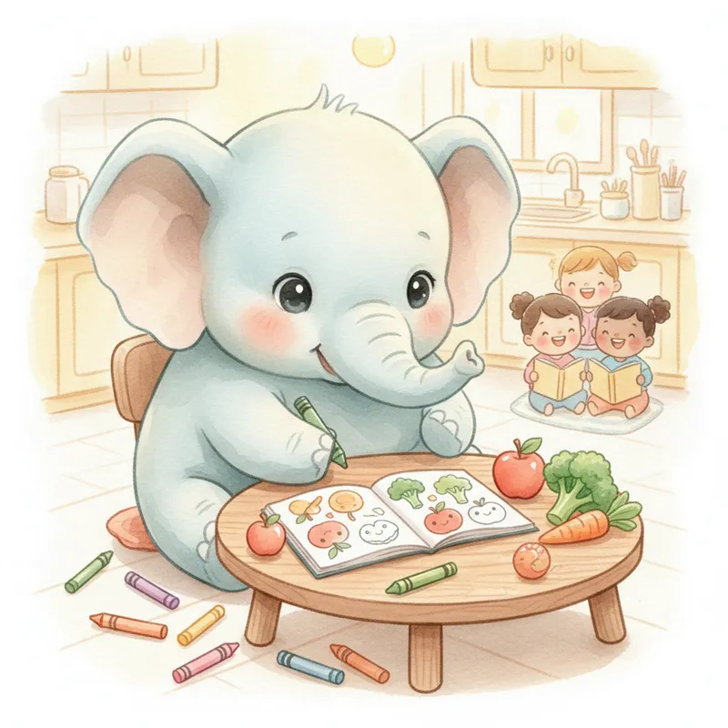 How Food Coloring Pages Can Actually Teach Kids Healthy Eating