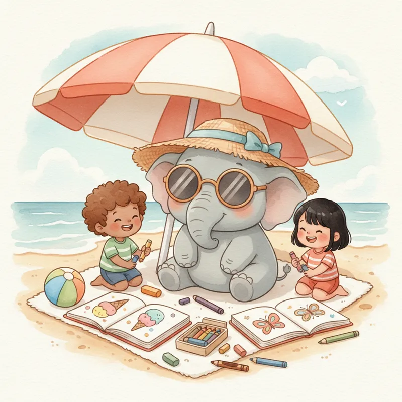 Summer Coloring Activities to Beat the 'I'm Bored' Blues