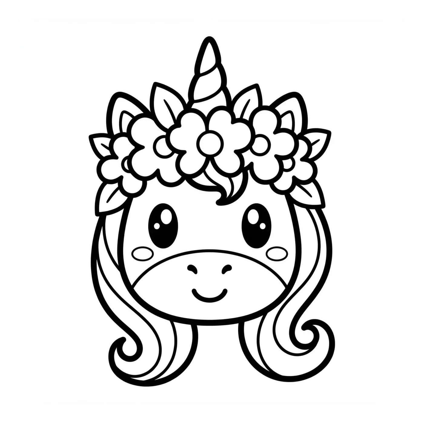 First coloring page sample from Magical Creatures
