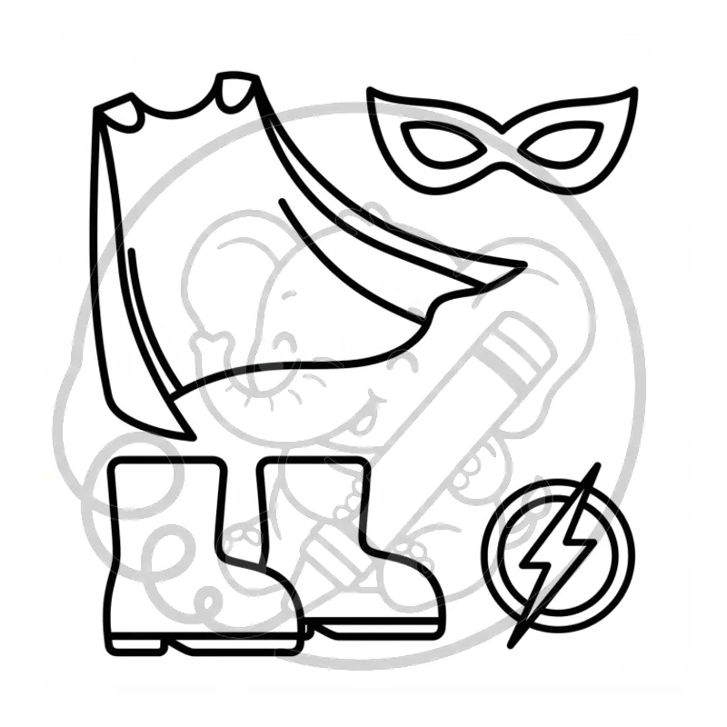 Page 3 of Awesome Boys Coloring Book (watermarked preview)