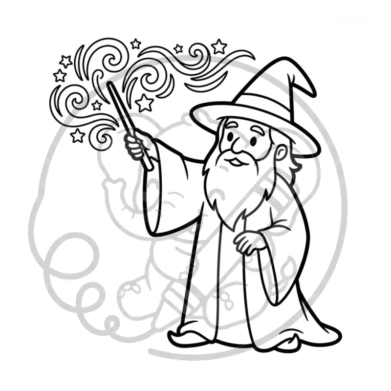 Page 5 of Awesome Boys Coloring Book (watermarked preview)